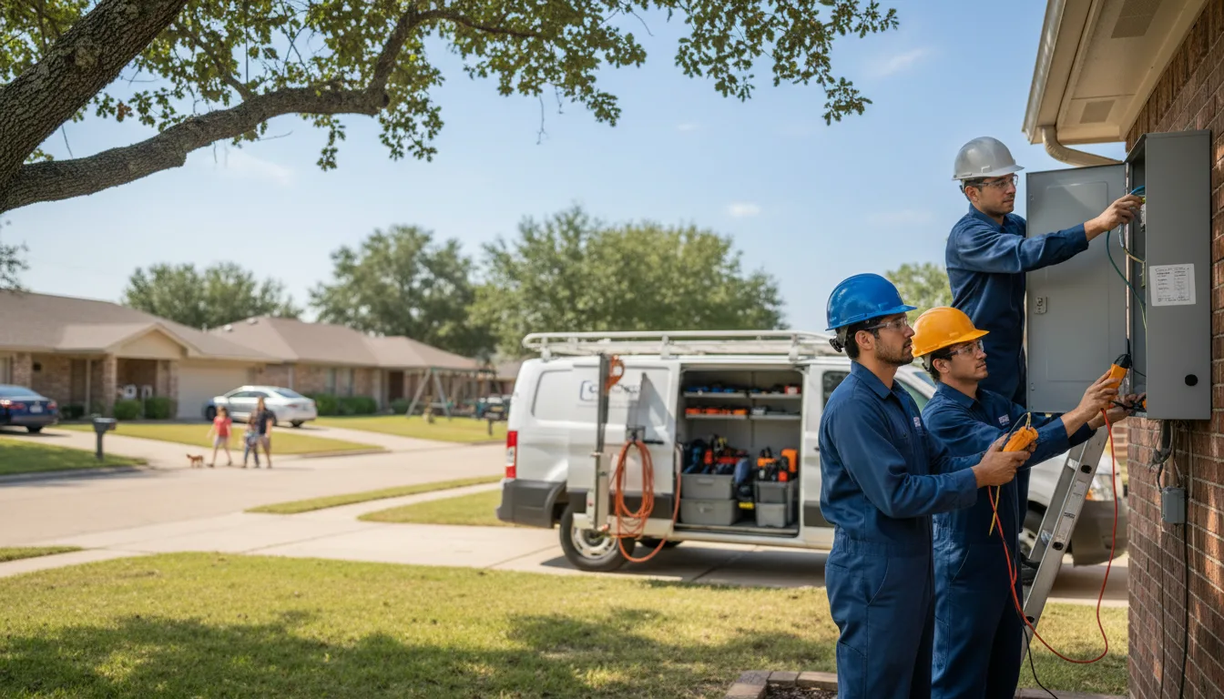Certified electrician providing emergency electrical services in Forestville, PA
